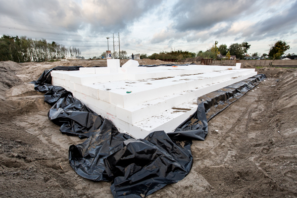 EPS constructie onder opritten viaduct Zuidhoornseweg